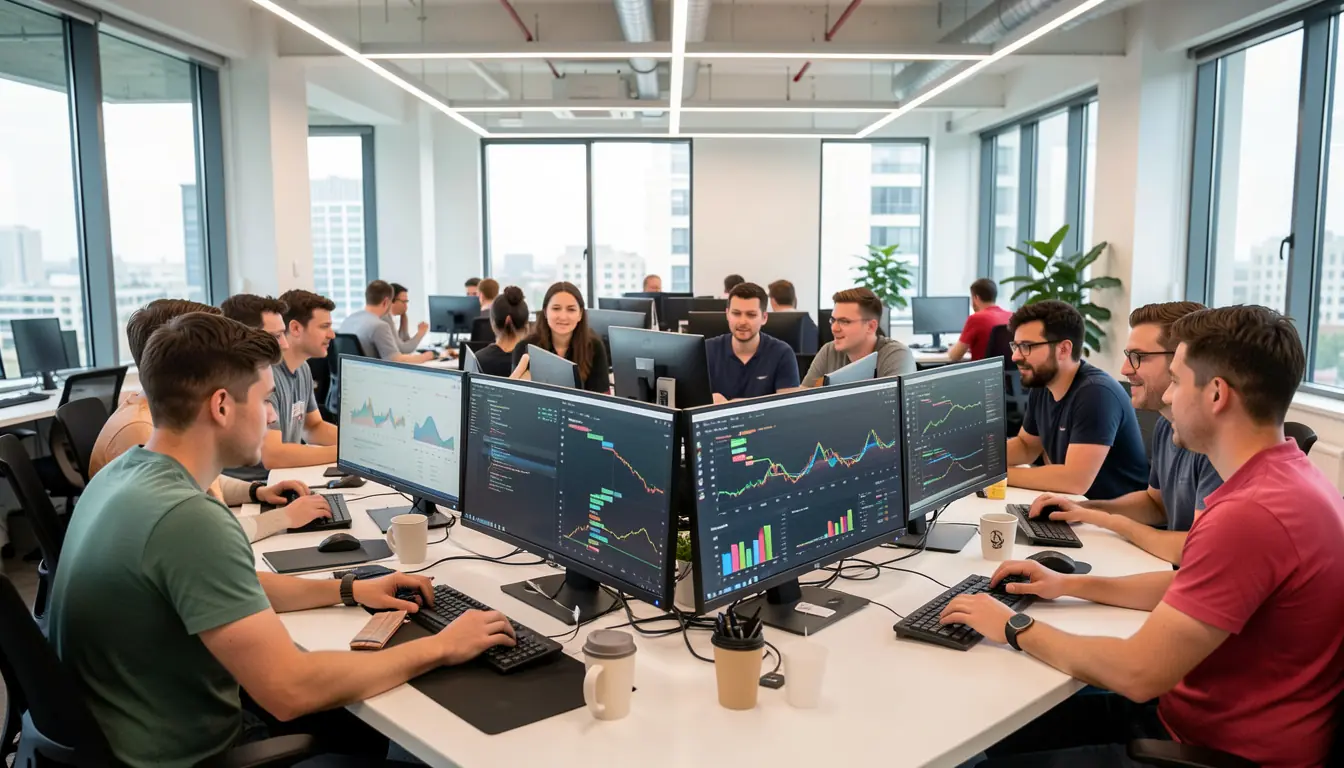 freepik diverse devops team gathered around monitors with 53353 - DevOps untuk Bisnis: Dari Development Chaos ke Sistem Andal